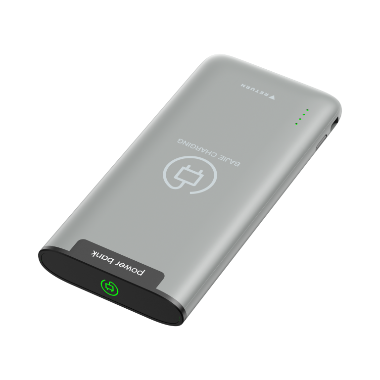 power bank-充电宝-PS886-灰色-斜正顶面-1